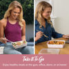 Picture of Bentgo 20-Piece Lightweight, Durable, Reusable BPA-Free 1-Compartment Containers - Microwave, Freezer, Dishwasher Safe - Blush Pink