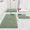 Picture of Smiry Luxury Chenille Bath Rug 30''x20'', Extra Soft and Absorbent Shaggy Bathroom Mat Rugs, Machine Washable, Non-Slip Plush Carpet Runner for Tub, Shower, and Bath Room, Sage Green