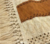 Picture of FEXIA Boho Table Runner 90 Inches Long Macrame Table Runner Farmhouse Style Table Runner with Tassels for Party Bohemian Rustic Wedding Bridal Shower Dining Decor Middle Brown (12x90 Inches)