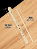 Picture of Mr.Power Maple Wooden Soprano Recorder, C Key German Style Fingering 8 Holes 2 Piece School-Approved Musical Instrument Pupil Student Educational (Wood Color)