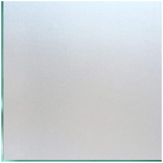 Picture of Coavas Window Privacy Film Frosted Glass Static Cling UV Sun Blocking Heat Control Window Tint Day and Night Insulation Home Bathroom Door Decorative Frosting Cover (17.5 x 118.1 Inch, Pure)