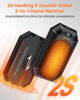 Picture of 2-Pack Hand Warmers Rechargeable,Portable Electric Hand Warmers Reusable,USB 2 in 1 Handwarmers,Outdoor/Indoor/Working/Studying/Camping/Hunting/Golf/Pain Relief/Games/Warm Gifts for Men Women Kids