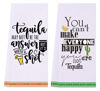 Picture of LXOMILL Tequila Gifts, Funny Kitchen Towels, Tequila Accessories, Cute Decorative Dish Towels Sets, Funny Tequila Gift, Housewarming Gift