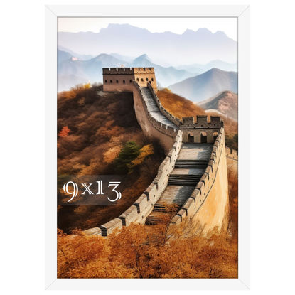 Picture of Picrit 9x13 Picture Frame, Photo Frame for Wall Mounting Display, White