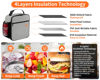 Picture of ZM-YOUTOO Lunch Box for Men - Reusable Lunch Bag Men Adult Women- Insulated Small LunchBox (Light Gray)