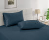 Picture of LANE LINEN Pillows Standard Size Set of 2 Soft 100% Egyptian Cotton Sateen 1000 Thread Count Cool & Smooth Pillowcases Queen - Denim