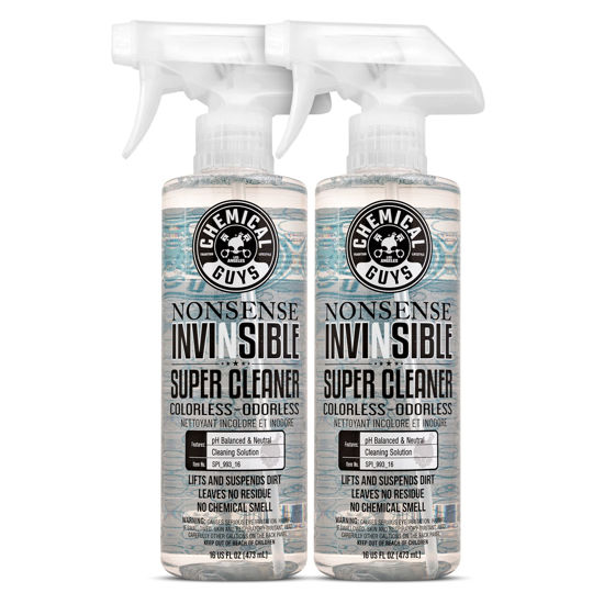 Picture of Chemical Guys SPI_993_1602 Nonsense All Surface Super Cleaner (Works on Vinyl, Rubber, Plastic, Carpet) Safe for Home, Garage, Cars, Trucks, SUVs, Jeeps, RVs & More, 16 fl oz, Unscented-2 Pack
