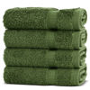 Picture of Chakir Turkish Linens | Hotel & Spa Quality 100% Cotton Premium Turkish Towels | Soft & Absorbent (4-Piece Washcloths, Moss)