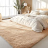 Picture of OLANLY 8x10 Machine Washable Large Area Rugs for Living Room, Bedroom, Soft Fluffy Shaggy Bedside Rug, Indoor Floor Carpet for Kids Girls and Boys, Dorms, Nursery, Home Decor Aesthetic, Beige