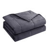 Picture of yescool Weighted Blanket for Adults (15 lbs, 48" x 72", Grey) Cooling Heavy Blanket for Sleeping Perfect for 140-160 lbs, Twin Size Breathable Blanket with Premium Glass Bead, Machine Washable