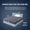 Picture of yescool Weighted Blanket for Adults (15 lbs, 48" x 72", Grey) Cooling Heavy Blanket for Sleeping Perfect for 140-160 lbs, Twin Size Breathable Blanket with Premium Glass Bead, Machine Washable