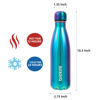 Picture of BJPKPK Insulated Water Bottles -17oz/500ml -Stainless Steel Water bottles, Sports water bottles Keep cold for 24 Hours and hot for 12 Hours,Shining Purple