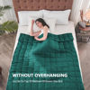 Picture of yescool Weighted Blanket for Adults (20 lbs, 88” x 104”, Dark Green) Cooling Heavy Blanket for Sleeping Perfect for 190-210 lbs, Queen Size Breathable Blanket with Premium Glass Bead, Machine Washable