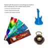 Picture of Pick-a-Palooza DIY Guitar Pick Punch Gift Pack - The Premium Guitar Pick Maker - Includes Leather Key Chain Pick Holder, 4 Pick Strips and a Pick File - Blue Punch, Assorted Strips