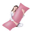 Picture of DOWNCOOL Large Body Pillow Insert- Breathable Full Body Pillow for Side Sleeper - Soft Long Bed Pillow for Adults - 20 x 54 inch (Pink)