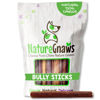 Picture of Nature Gnaws Large Bully Sticks for Dogs 5-6" (3 Count) - Thick Long Lasting for Aggressive Chewers and Large Dogs - Natural Beef Dog Chew Bones