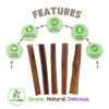 Picture of Nature Gnaws Large Bully Sticks for Dogs 5-6" (3 Count) - Thick Long Lasting for Aggressive Chewers and Large Dogs - Natural Beef Dog Chew Bones