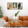Picture of upsimples 11x17 Picture Frame Black 3 Pack, Scratch-Proof 11 x 17 Poster Frames for Photo Gallery - Slide-In Strips, Horizontal or Vertical Wall Mounting