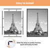 Picture of upsimples 11x17 Picture Frame Black 3 Pack, Scratch-Proof 11 x 17 Poster Frames for Photo Gallery - Slide-In Strips, Horizontal or Vertical Wall Mounting