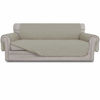 Picture of Easy-Going Reversible Couch Cover for 3 Cushion Couch Sofa Cover for Dogs Water Resistant Furniture Protector Cover with Foam Sticks Elastic Straps for Pet Cat (Sofa, Beige/Beige)