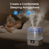 Picture of 6L Humidifiers for Bedroom Large Room Home, CHIVALZ Cool Mist Top Fill Humidifiers for Baby Nursery and Plants, 26dB Quiet, Nightlight, Up to 50 Hours, Oil Diffuser 1 Pack + 2 Mist Outlets