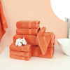 Picture of Chakir Turkish Linens | Hotel & Spa Quality 100% Cotton Premium Turkish Towels | Soft & Absorbent (8-Piece Towel Sets, Coral)