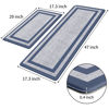 Picture of Mattitude Kitchen Mat [2 PCS] Cushioned Anti-Fatigue Non-Skid Waterproof Rugs Ergonomic Comfort Standing Mat for Kitchen, Floor, Office, Sink, Laundry, Blue and Gray