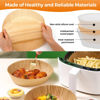 Picture of Air Fryer Paper Liners Disposable: 100PCS Round Airfryer Oven Insert Parchment Sheets Grease and Water Proof Non Stick Basket Liners for Baking Cooking from ctizne