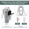 Picture of linmaya Water Bottle Carrier Bag with Phone Pocket for Stanley Cup 40/30oz,Insulated Neoprene Water Bottle Holder Cross-boday Bag with Adjustable Shoulder & Handheld Strap Stanley Cup Accessories