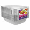 Picture of Nicole Home Collection Aluminum Pans With Lids Half Size 9x13 Extra Heavy Duty, Disposable Foil Pans For Baking (25 Sets)
