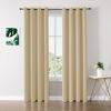 Picture of ChrisDowa Blackout Curtains 72 inches Long for Bedroom - 2 Panels Set Grommet Thermal Insulated Room Darkening Curtains for Living Room (Biscotti Beige, 52 x 72 Inch)