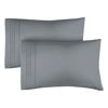 Picture of King Pillow Cases Set of 2 - Extra Soft, Hotel Quality Pillowcase Covers - Comfy Bedding for Women, Men, Kids & Teens - Machine Washable Pillow Protectors - 2 Piece - King Size Steel Blue Pillow Cover