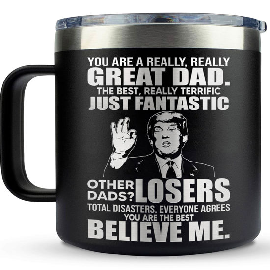 Picture of Gifts for Dad from Daughter, Son - Christmas Gifts for Dad, Dad Christmas Gifts - Dad Gifts for Birthday, Birthday Gifts for Dad, Dad Birthday Gift, Happy Birthday Dad, Dad Birthday - Dad Mug 14Oz
