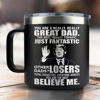 Picture of Gifts for Dad from Daughter, Son - Christmas Gifts for Dad, Dad Christmas Gifts - Dad Gifts for Birthday, Birthday Gifts for Dad, Dad Birthday Gift, Happy Birthday Dad, Dad Birthday - Dad Mug 14Oz