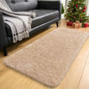 Picture of OLANLY 2x4 Machine Washable Runner Rugs for Hallway, Soft Fluffy Shaggy Bedside Rugs for Bedroom, Living Room, Indoor Floor Carpet for Kids Girls and Boys, Nursery Rooms, Home Decor Aesthetic, Beige