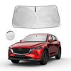 Picture of HOHUIGO Windshield Sun Shade for Mazda CX-5 2024 2023-2017 Window Sunshade for CX5 Sport Touring Grand Touring Reserve Carbon Edition Signature Accessories Sun Visor UV Protector Heat Shield Cover