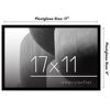Picture of Americanflat 17x11 Picture Frame with Polished Plexiglass - Streamline Collection - Thin Border Picture Frame for Wall Display - Hanging Hardware Included - Black