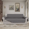 Picture of Easy-Going 4 Seater Sofa Slipcover Reversible Sofa Cover Water Resistant Couch Cover with Foam Sticks Elastic Straps Furniture Protector for Pets Children Dog Cat (XX-Large, Gray/Gray)