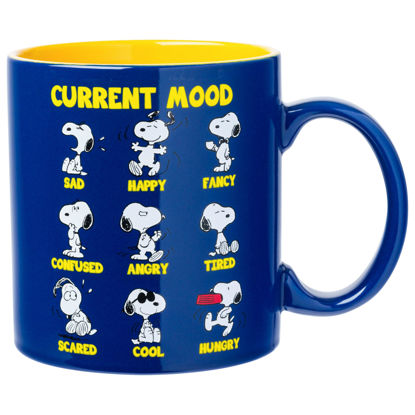 Picture of Silver Buffalo Peanuts Ceramic Mug Featuring Snoopy, 20 Ounces