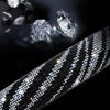 Picture of CAR PASS Bling Diamond Leather Steering Wheel Cover, with Bling Sparkly Crystal Glitter Rhinestone Universal Fit 14" 1/2-15" Car Wheel Protector Fit for Women Girl SUV,Vans,Sedans,Trucks, Zebra Print