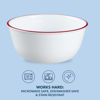 Picture of Corelle,Glass 28oz Red Band Bowl 6pk