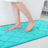 Picture of OLANLY Memory Foam Bath Mat Rug 47x32, Ultra Soft Non Slip and Absorbent Bathroom Rug, Machine Wash Dry, Comfortable, Thick Bath Rug Carpet for Bathroom Floor, Tub and Shower, Teal