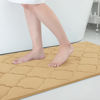 Picture of OLANLY Memory Foam Bath Mat Rug 40x32, Ultra Soft Non Slip and Absorbent Bathroom Rug, Machine Wash Dry, Comfortable, Thick Bath Rug Carpet for Bathroom Floor, Tub and Shower, Beige