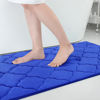 Picture of OLANLY Memory Foam Bath Mat Rug 47x32, Ultra Soft Non Slip and Absorbent Bathroom Rug, Machine Wash Dry, Comfortable, Thick Bath Rug Carpet for Bathroom Floor, Tub and Shower, Royal Blue