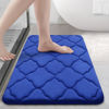 Picture of OLANLY Memory Foam Bath Mat Rug 24x16, Ultra Soft Non Slip and Absorbent Bathroom Rug, Machine Wash Dry, Comfortable, Thick Bath Rug Carpet for Bathroom Floor, Tub and Shower, Royal Blue