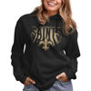 Picture of Junk Food Clothing x NFL - New Orleans Saints - Team Spotlight - Unisex Adult Pullover Fleece Hoodie for Men and Women - Size Large