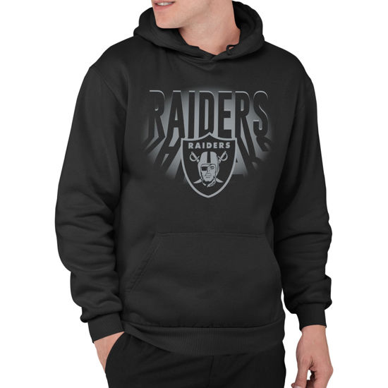 Picture of Junk Food Clothing x NFL - Las Vegas Raiders - Team Spotlight - Unisex Adult Pullover Fleece Hoodie for Men and Women - Size 3X-Large