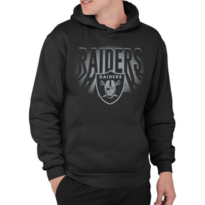 Picture of Junk Food Clothing x NFL - Las Vegas Raiders - Team Spotlight - Unisex Adult Pullover Fleece Hoodie for Men and Women - Size X-Large