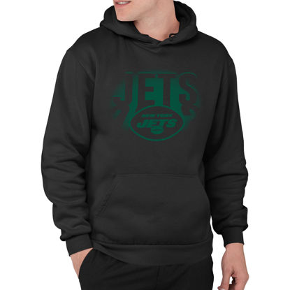 Picture of Junk Food Clothing x NFL - New York Jets - Team Spotlight - Unisex Adult Pullover Fleece Hoodie for Men and Women - Size Small