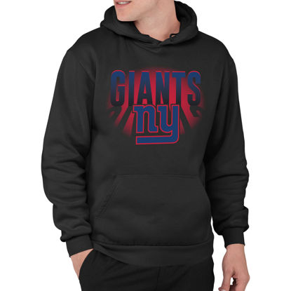 Picture of Junk Food Clothing x NFL - New York Giants - Team Spotlight - Unisex Adult Pullover Fleece Hoodie for Men and Women - Size X-Large